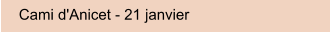 Cami d'Anicet - 21 janvier