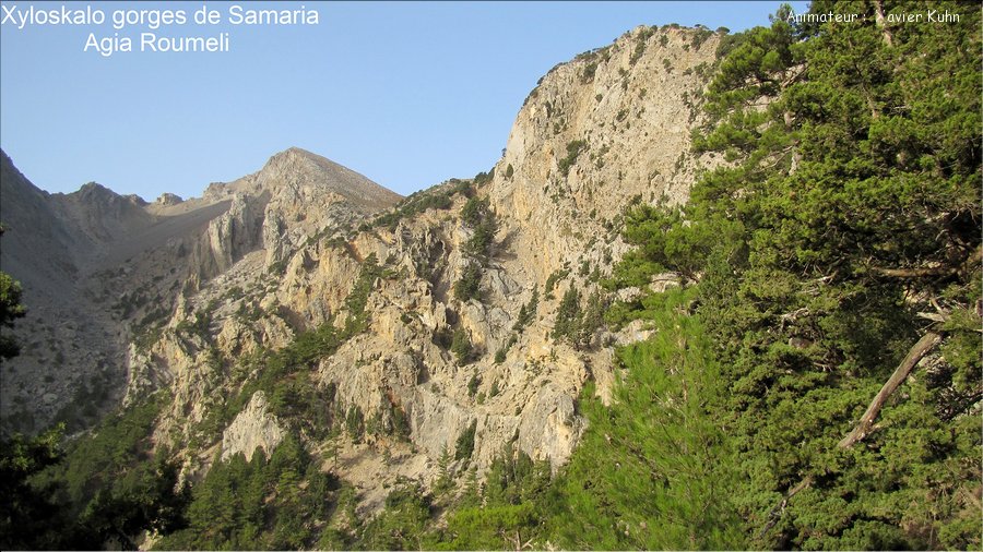 J06_0010 CRETE Xyloskalo gorges de Samaria Agia Roumeli