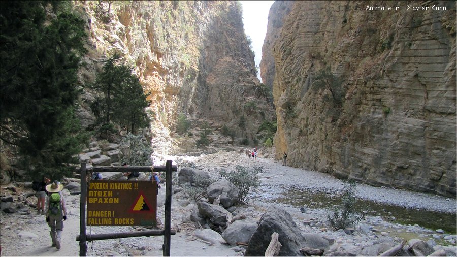 J06_0111 CRETE Xyloskalo gorges de Samaria Agia Roumeli