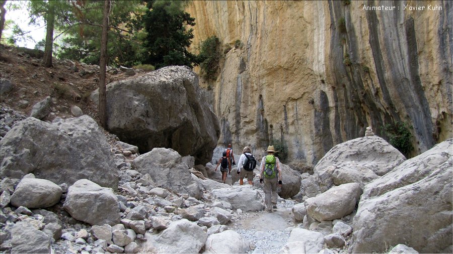 J06_0121 CRETE Xyloskalo gorges de Samaria Agia Roumeli