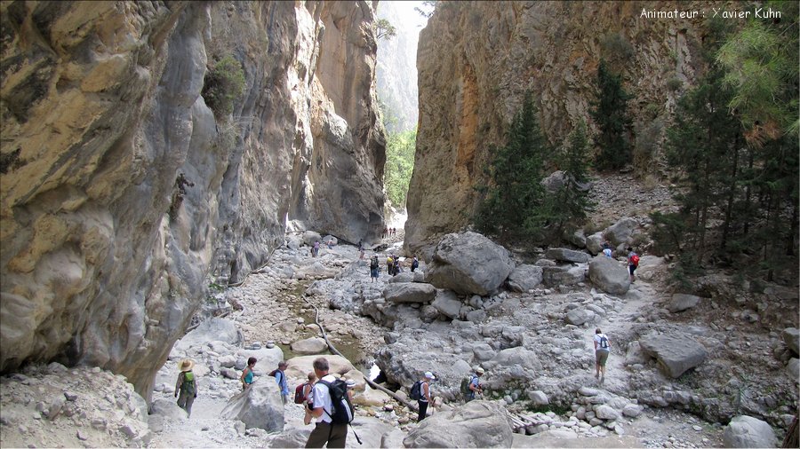 J06_0125 CRETE Xyloskalo gorges de Samaria Agia Roumeli