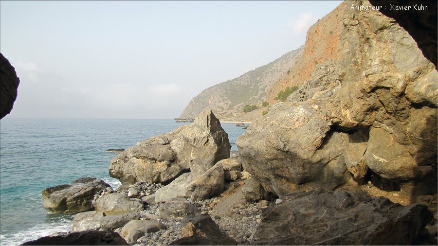J07_0034 CRETE Agia Roumeli crique de Marmara Loutro