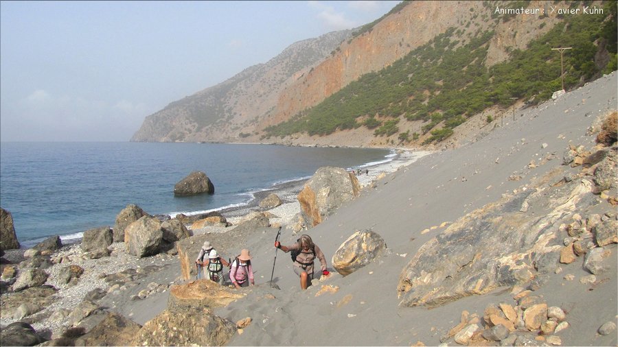 J07_0038 CRETE Agia Roumeli crique de Marmara Loutro