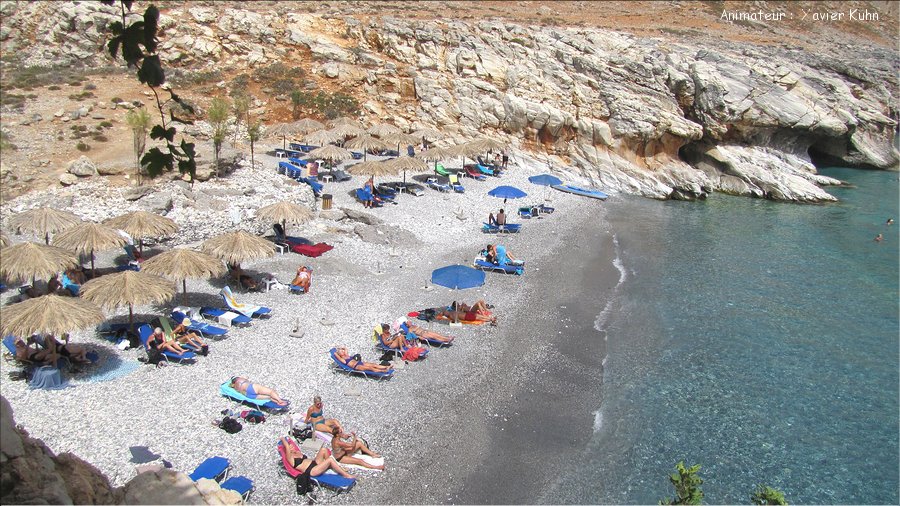 J07_0115 CRETE Agia Roumeli crique de Marmara Loutro