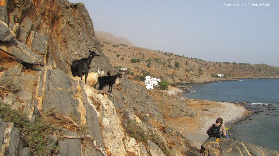 J07_0143 CRETE Agia Roumeli crique de Marmara Loutro