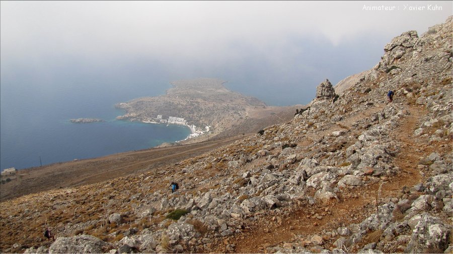 J08_0033 CRETE Loutro Anopoli gorges d'Aradena crique de Marmara