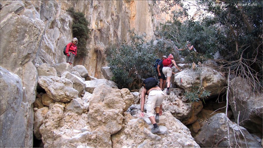 J08_0140 CRETE Loutro Anopoli gorges d'Aradena crique de Marmara
